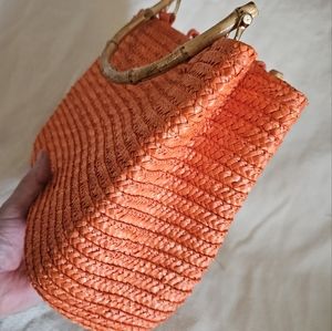 Genuine  straw purse, like new